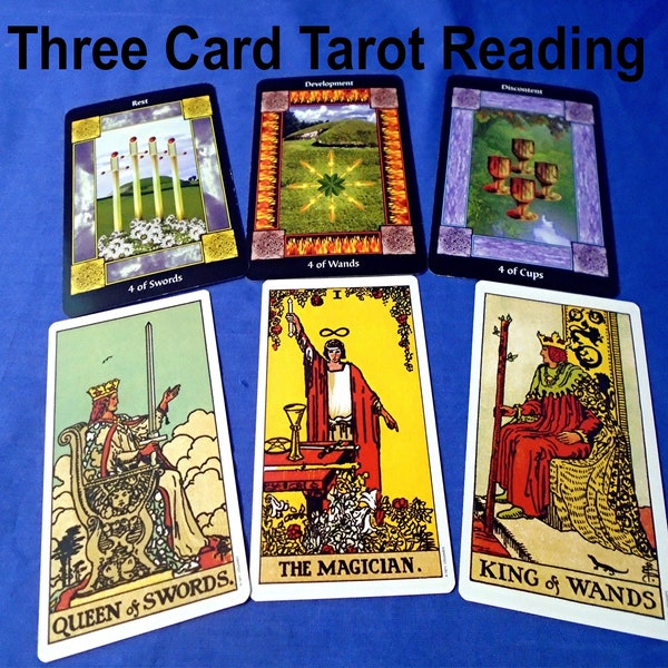 Drei Karten ~ Tarot-Lesung, für die ich Ihnen eine psychische und intuitive Anleitung aus den Karten geben werde, die für Sie ausgewählt wurde.