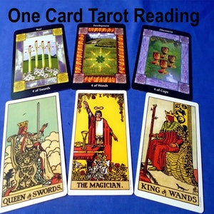 Une carte ~ Lecture de tarot, pour laquelle je vous donnerai des conseils psychiques et intuitifs à partir de la carte qui a été choisie pour vous.