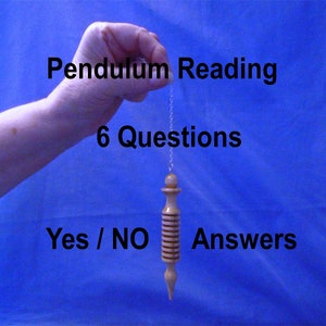 Pendulum Reading for Yes or No Answers.This is for 6 Questions and is helpful for people who are seeking  quick answers.