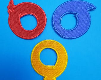 Parches de Sonic Heroes, Símbolo de tipo de velocidad, Cosplay de Sonic, Knuckles, Miles Tails Prower