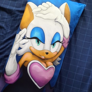 Rouge the Bat Dakimakura Body Pillowcase