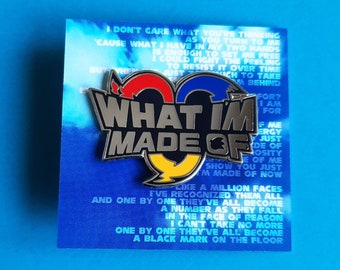 What I'm Made Of Pin, Sonic Heroes, Enamel Pin Badge, Sonic The Hedgehog