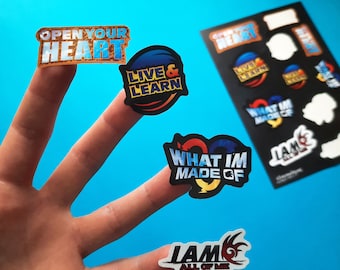 Foglio di adesivi musicali di Sonic, Sonic Adventure 2, Sonic Heroes, Shadow, Crush 40, Live and Learn