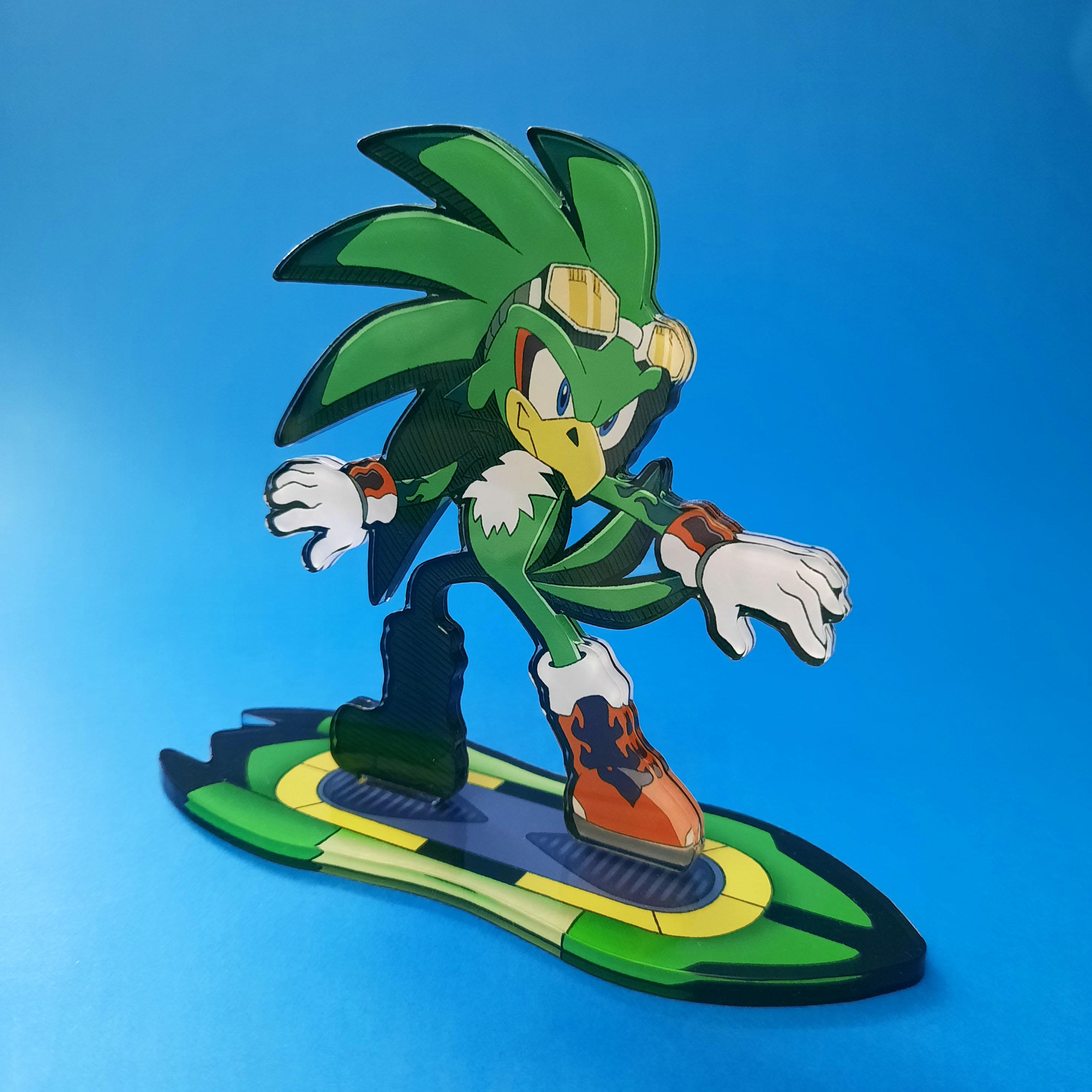Sonic Riders Standee, Jet the Hawk, Extreme Gear, Acrylic Standee - Etsy