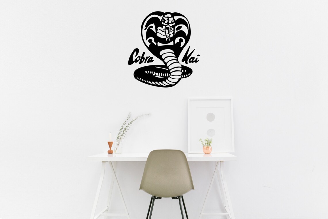 Cobra Kai Logo Vinyl Wall Decal Sticker XL AND XXL Sizes Etsy