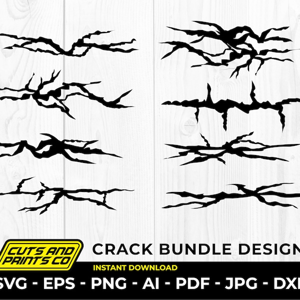 Crack Silhouette - Etsy