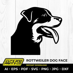 Perro Svg, Rottweiler SVG, logotipo de perro, amantes de las mascotas, perro genial, Cricut y silueta, png transparente, sublimación
