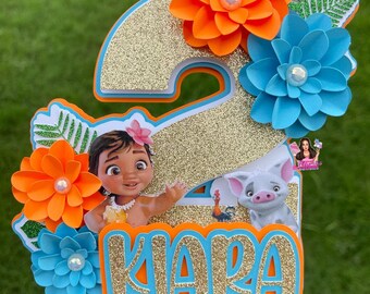 Moana Cake Topper Etsy Moana Cake Topper Etsy