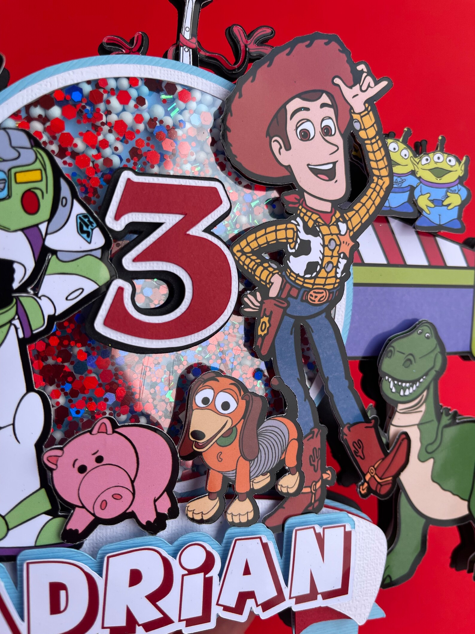 Toy Story Cake Topper Toy Story Inspired Cake Topper Toy Etsy