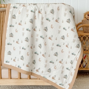 First baby blanket Organic cotton Super soft Personalized baby blanket Waffle baby blanket Stroller blanket Organic muslin swaddle
