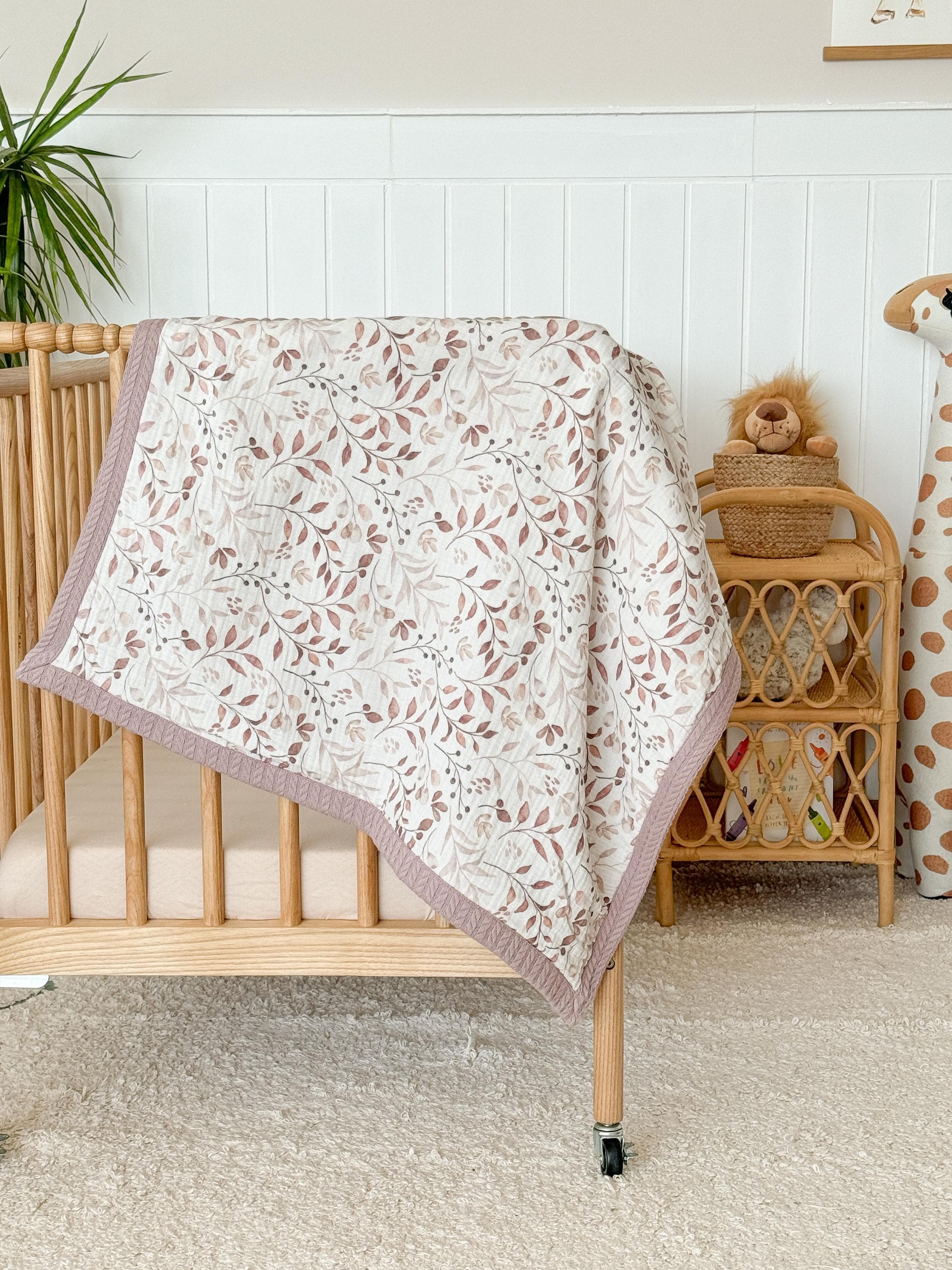 Personalized Baby Blanket with Name – Muslin Swaddle, Embroidered Baby Blanket, Custom Baby Blanket, Baby Shower Gift, Baby Name Gift