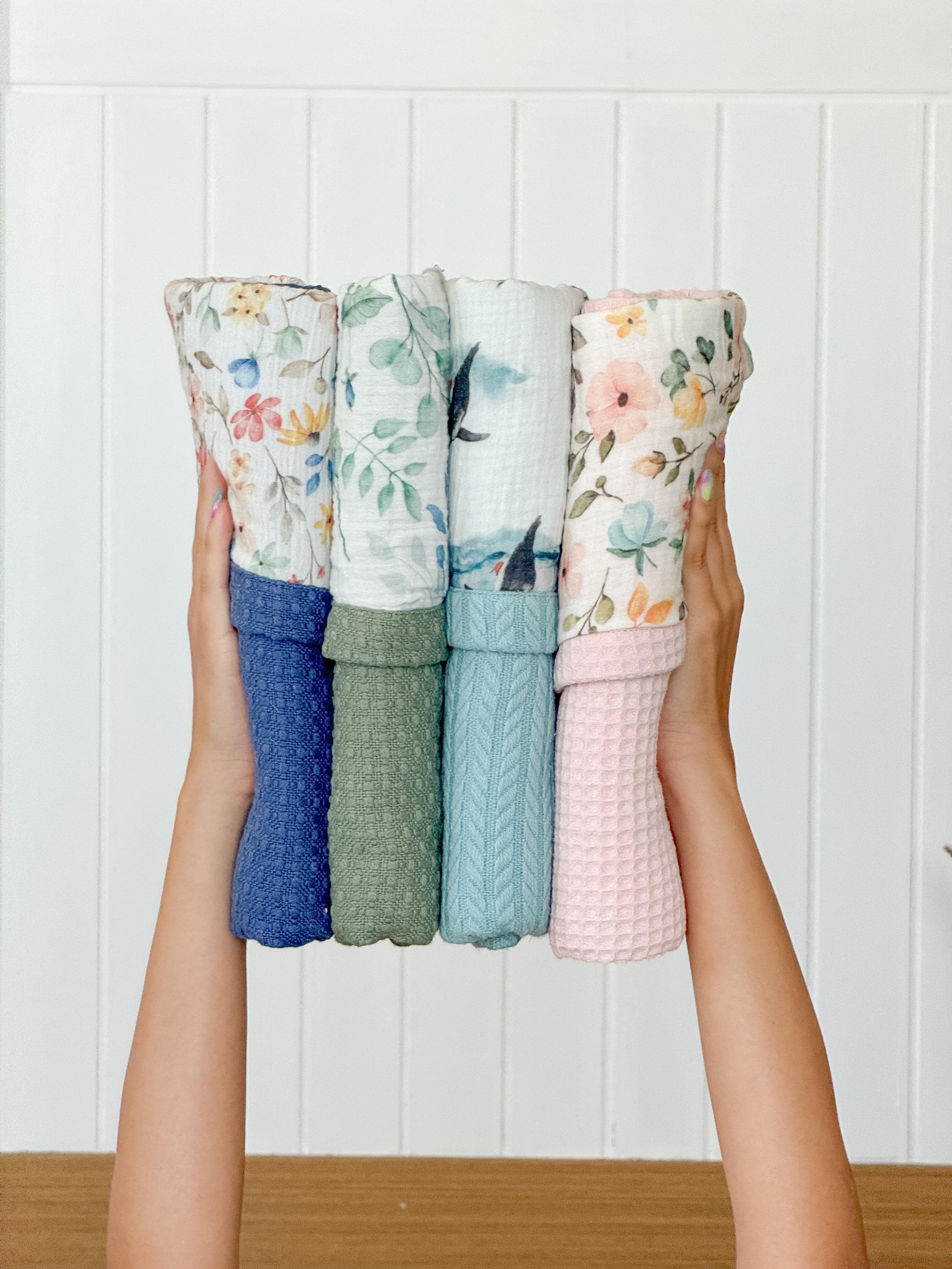 Personalized Baby Blanket with Name – Muslin Swaddle, Embroidered Baby Blanket, Custom Baby Blanket, Baby Shower Gift, Baby Name Gift