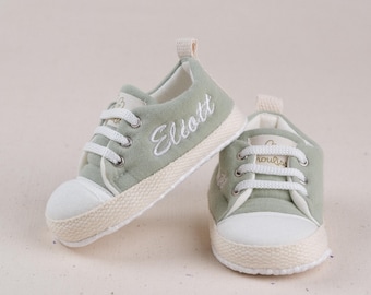 Zapatos de bebé personalizados, botines con nombre personalizado, regalo para recién nacido, recuerdo para baby shower