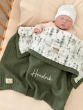 Personalized Baby Blanket, Custom Baby Blanket with Name, Baby Shower Gift, Embroidered Baby Blanket, Newborn Gift, Muslin Blanket product logo