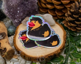 Enver Ducktash - Holo Glitter Vinyl Sticker - BG3