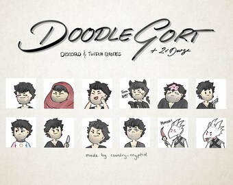 Doodle Gort - Discord & Twitch Emotes