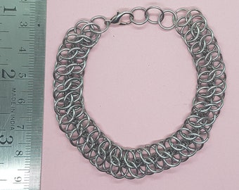 Steel Chain Mail Bracelet (GSG Weave)