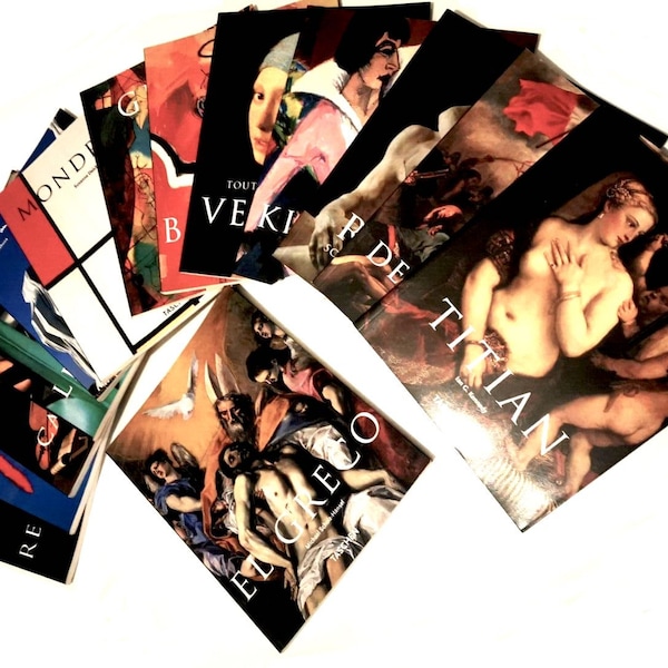 Taschen Painters Paintings Fine Art Books El Greco Titian Basquiat Lempicka Rembrant Miro Caravage Mondrian Varmeer Art Album