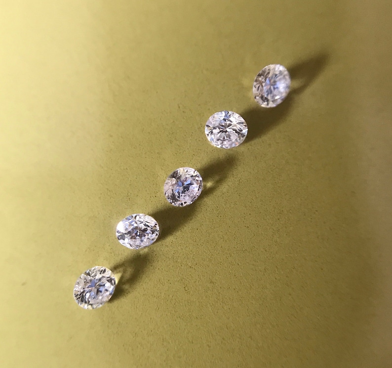 Natural Loose Diamonds Round Brilliant Cut 1.3mm 1.5mm 1.6mm | Etsy