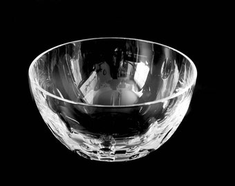 Waterford Crystal John Rocha Crystal Bowl Colección de impresión extra grande firmada