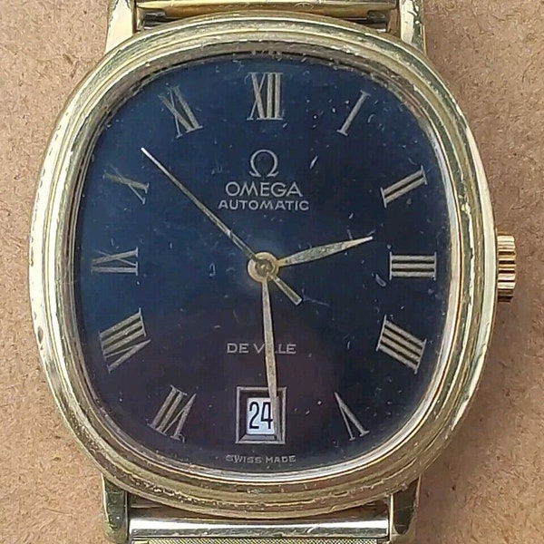 Omega De Ville Automatic Watch Cal. 1012 Ref. 1620063 Black Dial Omega Watch