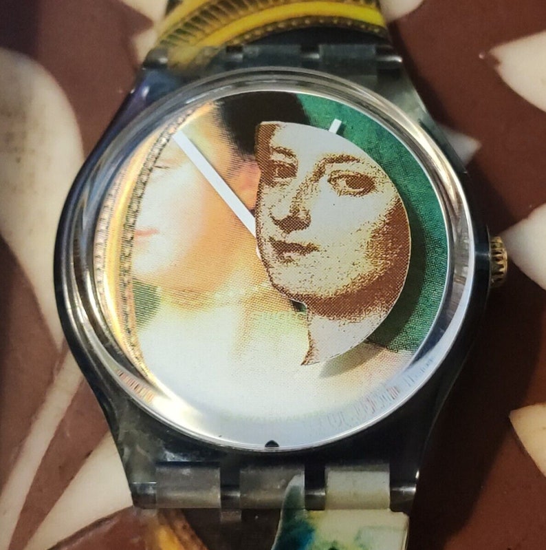 Swatch Vintage Watch 1997 Miran Fukuda the Lady & the Mirror GN170 Etsy