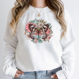 Mariposa floral bohemia PNG: Diseño de sublimación de verano (descarga digital) imagen 5
