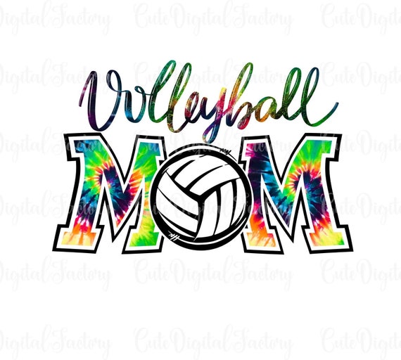 Volleyball Mom Png/ Tie Dye Sublimation/ Downloads for Shirts/ - Etsy