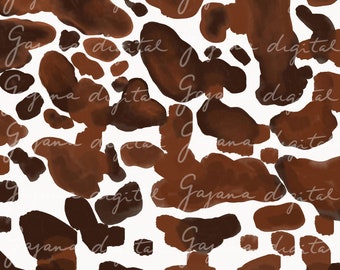 Cowhide background PNG, cowhide background sublimation, western background, digital download, western cowhide png, cowhide pattern png