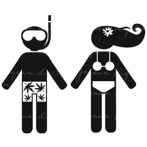Restroom Humor SVG: Toilettenschild Datei, Lustige Badezimmer Kunst (Digitaler Download)