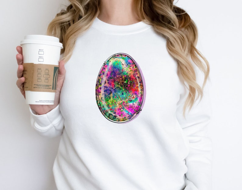 Easter Egg PNG Colorful Design, Happy Easter Png, Spring Png Design