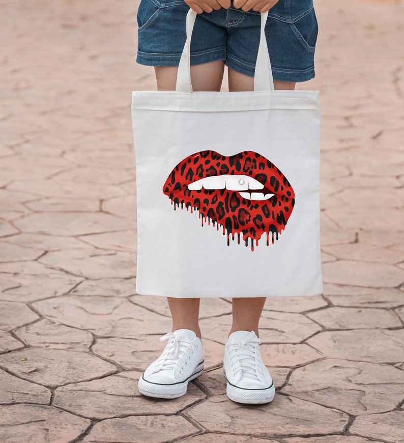 Download Dripping Lips Diamond Lips Sublimation Of Lips Red Leopard ...