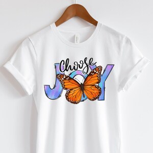 Choose Joy PNG Digital Design, christian faith religious png, motivational inspirational png, mental health bible verse png, spring summer image 4