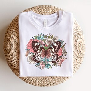 Mariposa floral bohemia PNG: Diseño de sublimación de verano (descarga digital) imagen 3