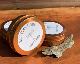 Wood Conditioner - Butcherblock - Spoon Butter - Cutting Board Oil - Food Safe Mineral Oil & Beeswax Finish