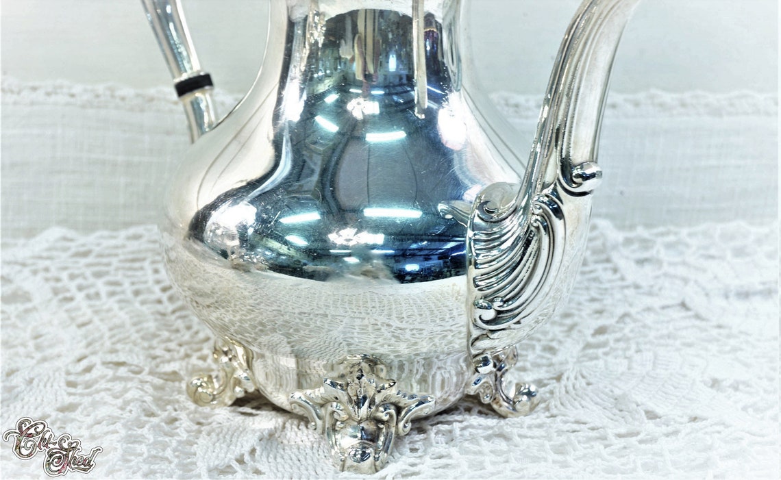 Vintage Reed & Barton 3 Pc. Regent 5600 Silverplate Tea Set Etsy