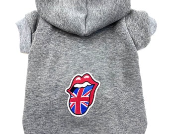 Bluza z kapturem dla psa Rolling Stones