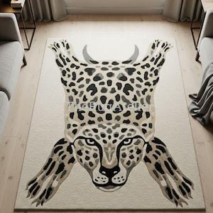 Tiger Teppich Beige, Braun, Schwarz Farbe Hand getuftet Wollteppich 5X8 6X9 8X10 9X12 10X14 12X15