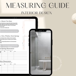 Interior Design Measuring Guide Cheat Sheet