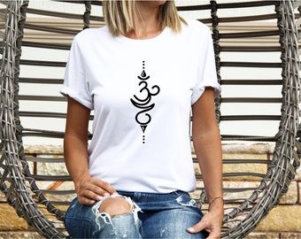 Breath Symbol T-shirt: Unisex Yoga Meditation Shirt