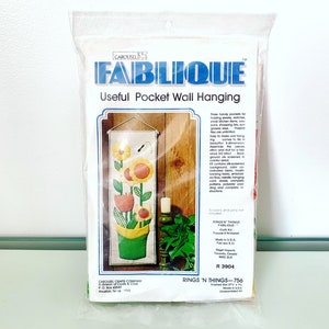 Vintage diy wall hanging pocket