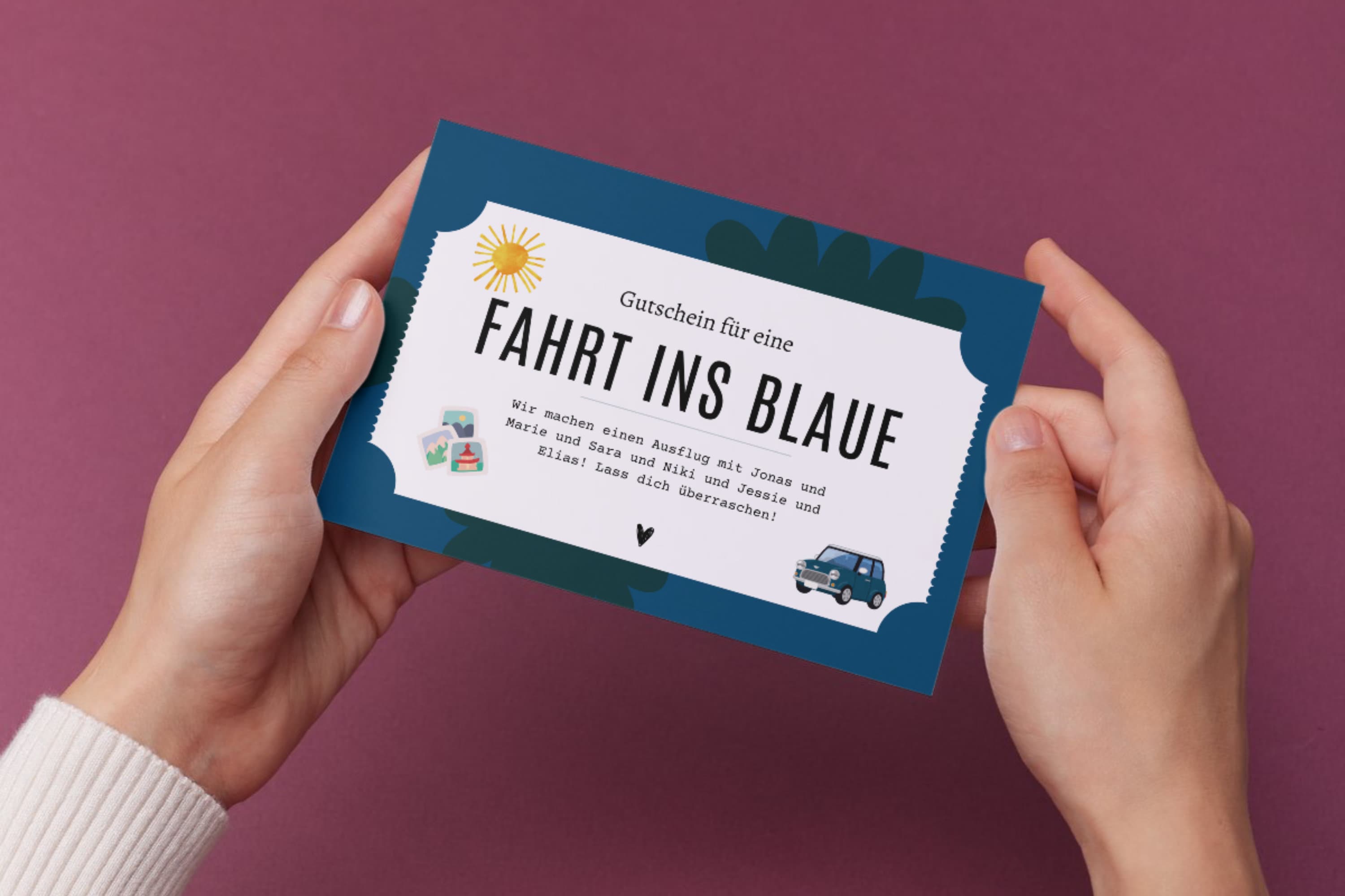Ausflug Vorlage Gutschein Für Einen Schönen Tag www.etsy.com