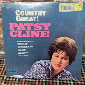 Vintage 1980 *SEALED COPY*  Country Great! by Patsy Cline Vinyl Lp Record