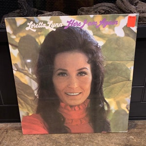 Factory Sealed Vintage 1972  Loretta Lynn Here I am Again Vinyl Record