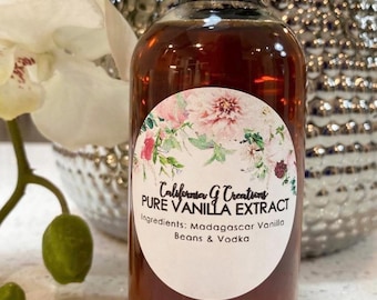 Pure Vanilla Extract - Madagascar Bourbon Vanilla Beans