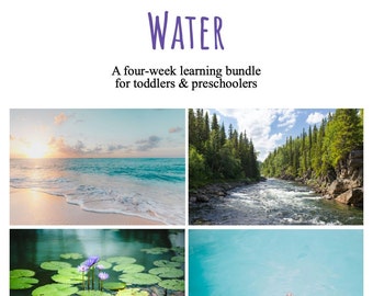 Agua: una guía de actividades para niños pequeños de cuatro semanas