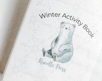 Libro de actividades de invierno, libro ocupado para niños pequeños, libro tranquilo de Navidad para preescolar - ARCHIVO DIGITAL de Rundle Press