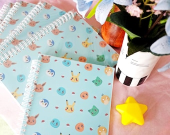 A5 Reusable Sticker Book / Sticker Storage / Peel & Re-stick / Pocket Monster Sticker Collecting Book / 50 Sheets (100 Pages)