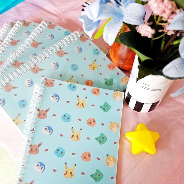 A5 Reusable Sticker Book / Sticker Storage / Sticker Collection / Peel & Re-stick / Pokemon Sticker Collecting Book / 50 Sheets (100 Pages)