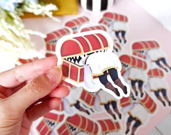 Frieren / Mimic Trap / Wandering Elf / Stationery / Anime Sticker / Laptop Decor / Funny
